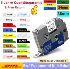 Schriftband TZe-231 für Brother P-Touch PT-H100LB H105 H100R H110 E105 D210 1010