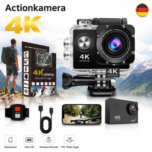 Actionkamera wifi - actionkamera, 4k
