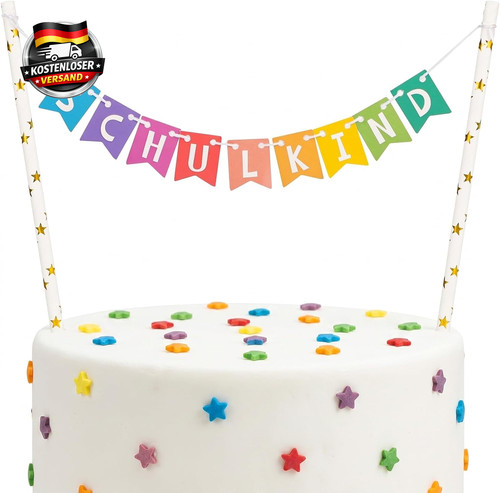 Torten topper einschulung - topper,