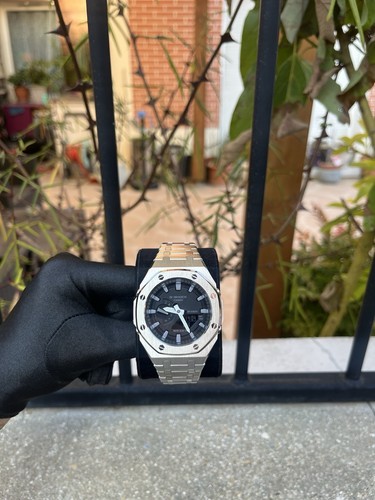 Shock custom mod silver - g-shock,