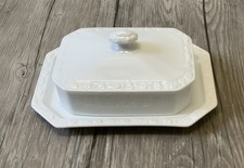 Rosenthal Classic Rose Butterdose Porzellan Weiß 21x15x10cm GEBRAUCHT(R1C)