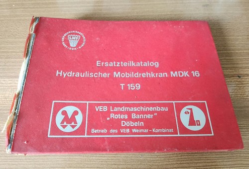 Ddr ersatzteilkatalog kran mdk - ddr,