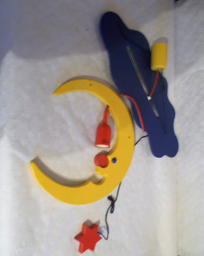 Kinderlampe holz mond stern - holz,