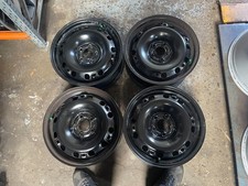 4x Orgi. VW Fox Polo 9N Seat Skoda Stahl-Felgen 6 x 15 Lk5x100 ET38 X