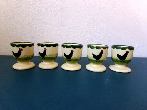 Eierbecher hahn und henne - und,