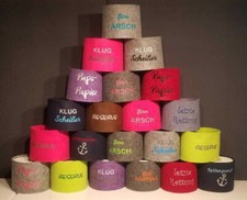 #900 Toilettenpapier Klopapier Klorollen Banderole Klohut Husse Filz bestickt