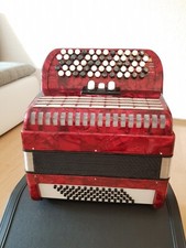 WELTMEISTER Knopfakkordeon - Modell Romance 602 62/60/II/3 neuwertig