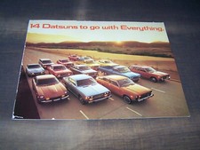 TOPRARITÄT Herrlicher Prestige Prospekt Datsun USA Programm von 1975 !!!