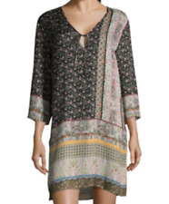 Eva B. Bitzer Tunika - florales Muster - schwarz - 42 (DE)