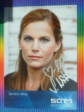 -ke- Sandra Nitka (Lenßen & Partner), Sat. 1 Autogrammkarte