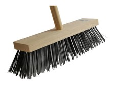 Stahldrahtbesen 30cm mit Stiel