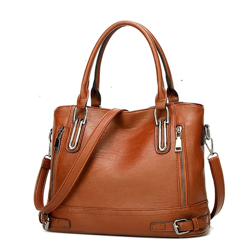 Damen leder handtasche shopper - damen,