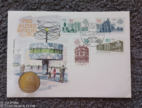 Numisbrief mark ddr 750 - mark,