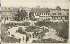 Ansichtskarte Libau Rosenplatz