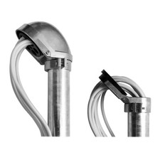 SAT Mastkappe ALU Kabeleinführung Aluminium TV Antenne Dachsparrenhalter 48-52mm