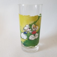 Diddl Glas Diddl mit Diddlina Sammelglas Longdrink Vintage