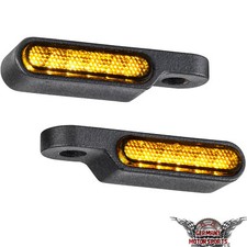 Motorrad LED Mini Blinker Custom für Lenker Armatur Gabel Schwinge e-geprüft 