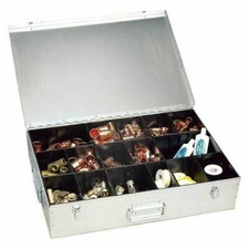 Fittingkoffer •2 Größen •Sortiments-Transport/Metallkoffer •verz.1mm Stahlblech