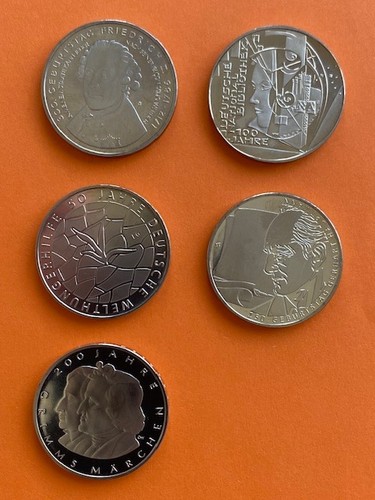 Brd euro gedenkmünzen - brd,, euro-gedenkmünzen-set