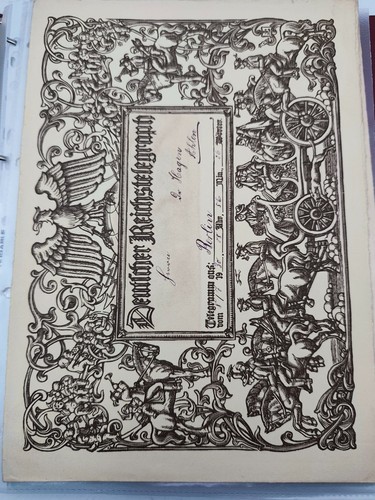 Schmucktelegramm reichspost - schmucktelegramm,