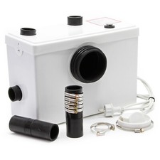 Wiltec 3/1 Schmutzwasser Fäkalien Hebeanlage WC Häcksler Kleinhebeanlage 600W