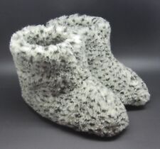 HAUSSCHUHE HÜTTENSCHUHE HÜTTENSCHUH  LAMMFELL SCHAFFELL WOLLE GRAU LEO