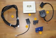 TAE-Festnetz-Adapter, Verteiler, Kabel, Dose RJ11, TAE-F/-N -  Set