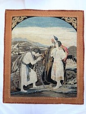 Antikes Gobelin, Wandbild, Petit Point ,Tapisserie aus Frankreich