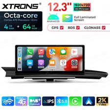 HD IPS 12,3" Autoradio 4G+64GB Für AUDI A6 MMI A7 S6 S7 Android GPS Navi CarPlay