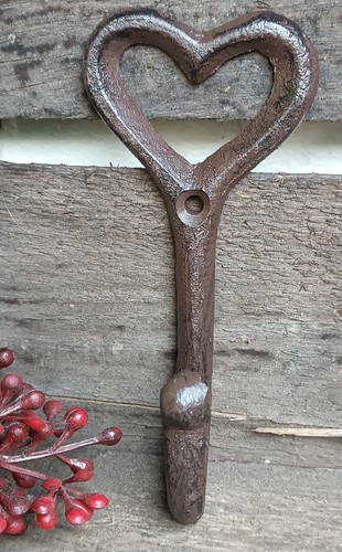 Süßer herz haken - haken, garderobe