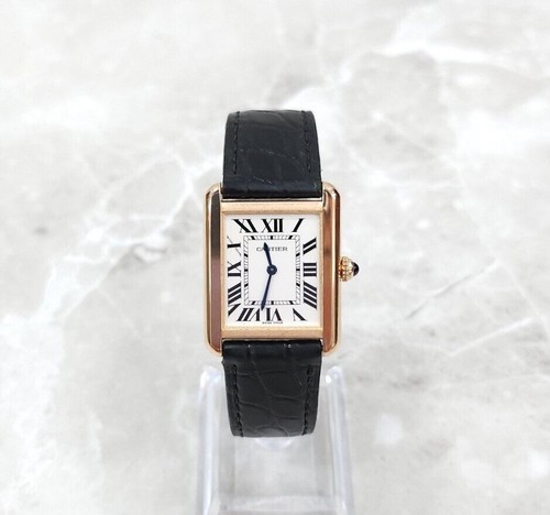 Cartier 18k tank solo uhr - cartier,