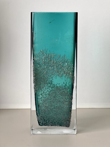 Mid century bleikristall vase - mid,