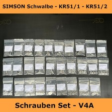 Schrauben Satz V4A für Simson