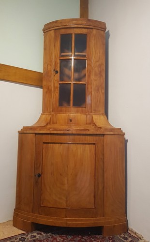 Biedermeier eckschrank schrank - biedermeier,