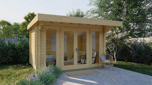 70mm gartenhaus 400x299cm - 70mm,