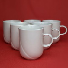 Seltmann Weiden Orlando Fine Cream 6x Kaffeetassen Kaffeebecher 250 ml Porzellan