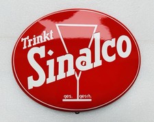 Emailschild trinkt sinalco - emailschild,