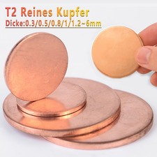 T2 Kupfer Scheiben Ronden