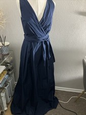 Abendkleid dunkelblau 34 - abendkleid, gr.