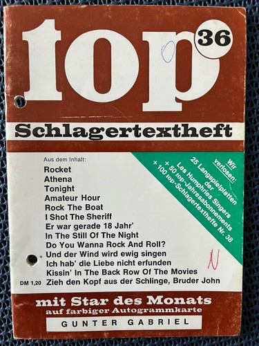 Top schlagertextheft 36 - schlagertextheft,