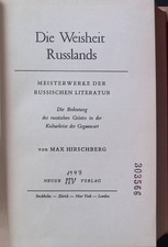 Die Weisheit Russlands 