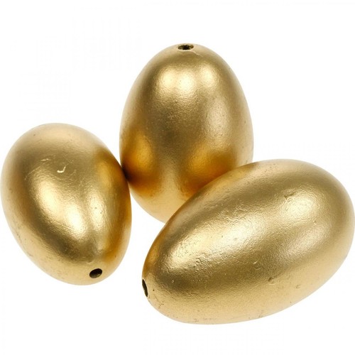 Goldene gänseeier osterdeko - goldene,
