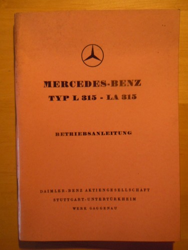 Mercedes benz lkw 315 - lkw,