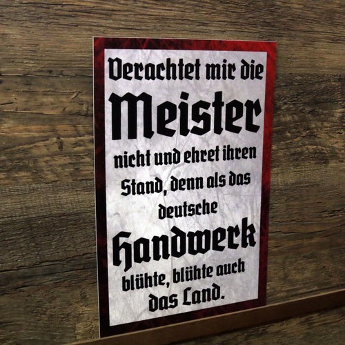 Schild spruch verachtet mir - schild,