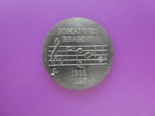 DDR , 5 Mark, 1972, Johannes Brahms, original