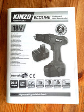 Kinzo akku bohrschrauber 18v - kinzo,