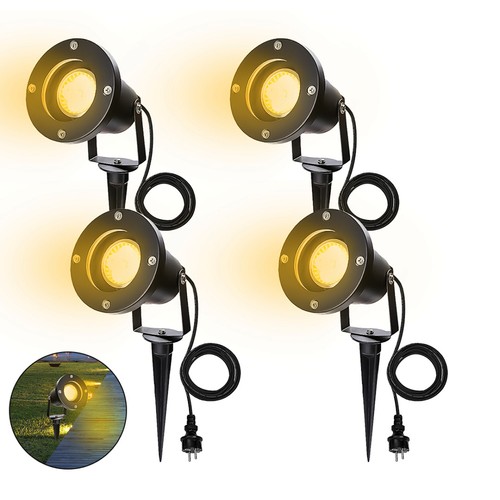 10x led gartenstrahler - led,
