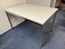 Schreibtisch, Schultisch, Seminartisch (120 cm x 80 cm x 72 cm), grau