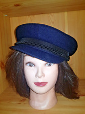 Neu Balke ELBSEGLER Mütze Gr. 60 ,Kapitänsmütze Seglermütze Marine Fischermütze