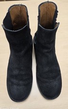 SALE !! Original Shabbies Stiefel Boots  Wildleder Schwarz  gr.41 wie neu